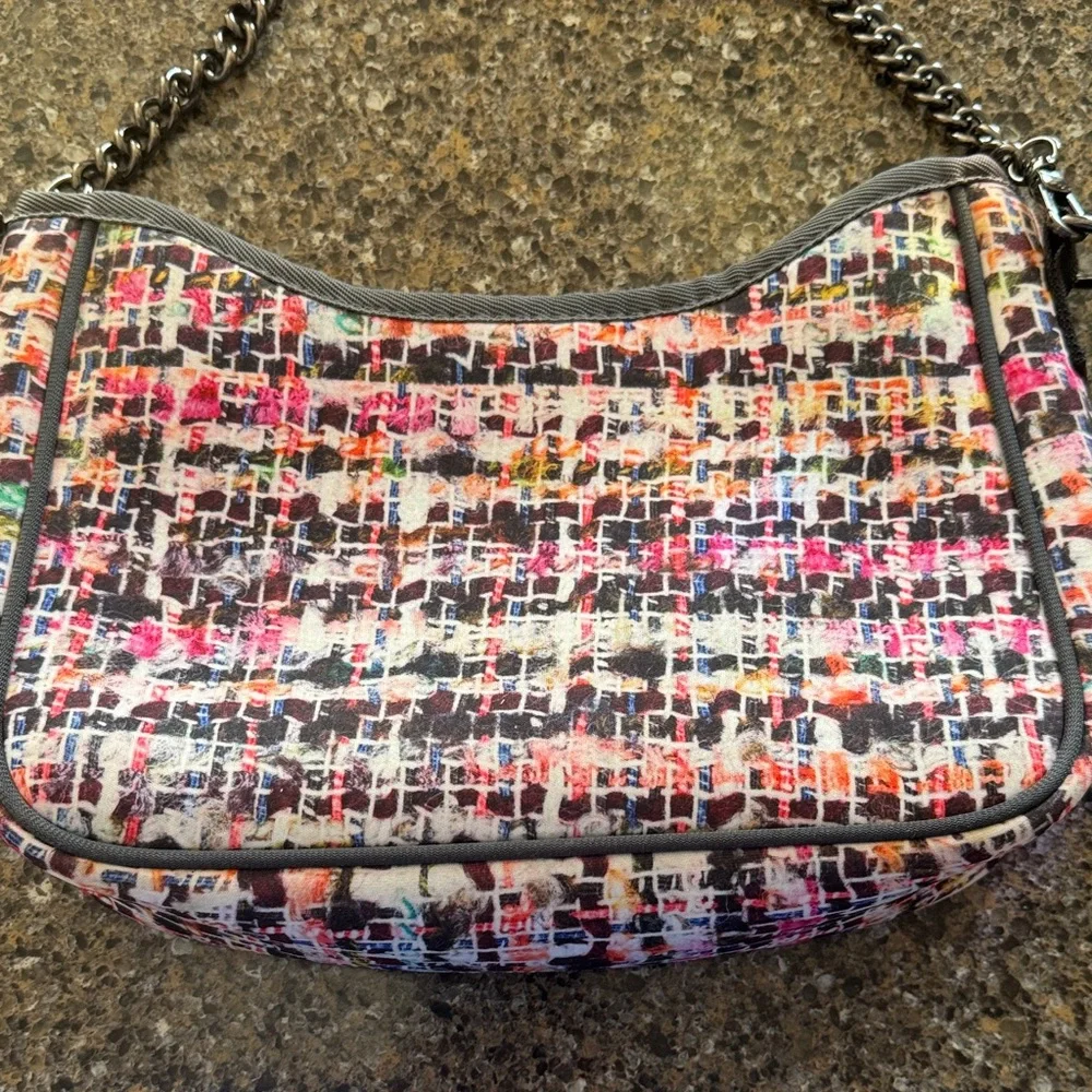 Like NEW Haute Shore Stylish Multicolor Print Women's Bag w/2 straps